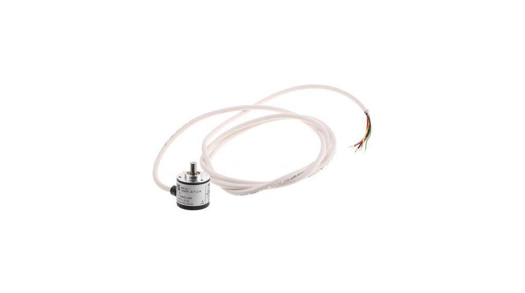 RI32 Series Incremental Incremental Encoder, 100 ppr, Push Pull Signal, Solid Type, 6mm Shaft